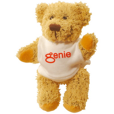 Image of 5 inch Korky Bear with White T Shirt