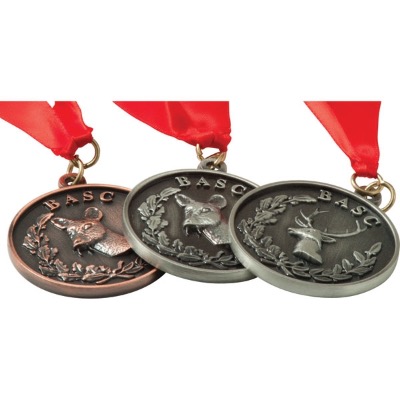 Image of Alloy Injection & Nickel Plated Medal (50mm)