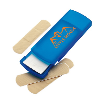 Image of Plastic pocket case with five plasters