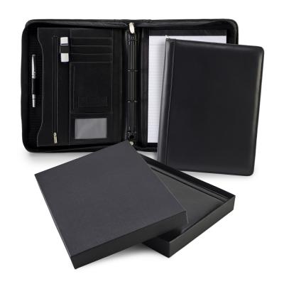 Image of Sandringham Nappa Leather Deluxe A4 Zipped Ring Binder